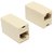 10Pcs RJ45 Cat5e Straight Network Cable Ethernet LAN Coupler Joiner Female To Female Connector