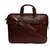 Emerence 15.6 inch Synthetic Sleek Faux Leather Laptop and Tablet Bag For Macbook Pro, Macbook Air,(Brown)