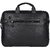 Emerence 15.6 inch Synthetic Sleek Faux Leather Laptop and Tablet Bag For Macbook Pro, Macbook Air,(Black)