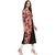 Janasya Women's Black Printed Crepe Straight Kurti