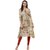 Janasya Women's Cream Printed Cotton Asymmetric Kurti