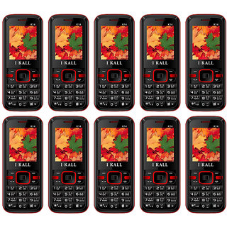 Combo Of 10 , K14 I Kall Dual Sim Multimedia Mobile Phone With FM Bluetooth