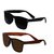 Austin Black & Brown UV Protection Wayfarer Unisex Sunglasses
