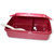 6th Dimensions Premium Lunch Box Air tight and Microwave Safe with Spoon (Red)