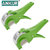 Ankur Plastic Vegetable Cutter Regular, Green (Set of 2)