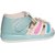 Wonderkids Casual Sandals With Velcro Strap - Cyan (3-6 Months)