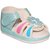 Wonderkids Casual Sandals With Velcro Strap - Cyan (3-6 Months)