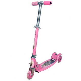 Portable 3 Wheels Kids Scooter ( Pink )