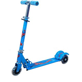 Portable 3 Wheels Kids Scooter ( Blue )