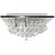 Modern Fixture Ceiling Lighting Glass Crystal Pendant Electric Chandelier square