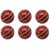 leather cricket ball pack of 6