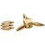 Bullet Fidget Spinner Brass Toy with Stainless Steel bearing  (Gold)