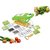 Green 12-Piece Round Fruit  Vegetable Cutter / Dicer / Grater/ Mandoline / Nicer / Slicer / Peeler Chopper  (Green)