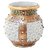 CUT WORK MARBLE FLOWER POT WITH GOLD AND KUNDAN WORK-HPMR14027