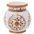 MARBLE FLOWER POT WITH GOLD AND KUNDAN WORK-HPMR14030