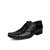 Essence Men's Black Formal Synthetic Lace-Up Shoes