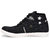 Essence Men's Black Casual Synthetic Lace-Up Ankle Sneakers
