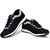 Essence Men's Black Casual Synthetic Lace-Up Sports Shoes