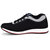 Essence Men's Black Casual Synthetic Lace-Up Sports Shoes