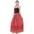 Decot Attraction Red Printed Regular Skirt for Women