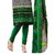 Parisha Green Printed Crepe Salwar Suit Material (Unstitched)