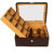 C Comfort Genuine Leather 16 Piece Watch Box Brown-EL548BR