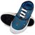Myau Boys  Girls Lace Sneakers  (Blue)