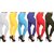 (PACK OF 10) Women's Cotton Leggings - Free Size -Mix Color