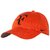 Delhitraderss Orange Cotton Sports Caps
