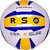 RSO Star Super Volleyball - Size 4  (Pack of 1, Multicolor) (COSVO-STARWHITE)