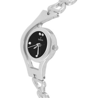 GLORY SILVER CHAIN WATCH FOR LADIS