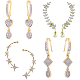 Buy Aabhu Fashion Jewellery Gold Plated Modern Fancy Party Wear