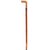 Zyrah Handcrafted Orange 36 Inches  Wood Walking Sticks