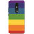 Gionee A1 Case, Rainbow Strips Slim Fit Hard Case Cover/Back Cover for Gionee A1