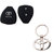 CP BIGBASKET Silicone Key Cover For Toyota Innova / Fortuner /Corolla With 2 Button Remote Key Pack of two(2) With 1 key Chain