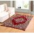 Welhouse India Red chenille carpet (85 inch X 55 inch) CNT-05