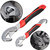 geetanjali Decor Snap N Grip Red Steel Allpurpose Wrench - Set Of 2
