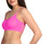 MOCOMO Pink Color 6 Straps  Padded Bralette Bra (removable pads)(Size FREE)