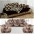 The Intellect Bazaar 500 TC Chenille Sofa Cover and Diwan Set Combo, Brown