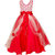 AD & AV Sleeveless Red Gown