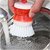 Ezzideals Multipurpose Small Dish Washer Cleaning Brush With Liquid Soap Dispenser(Plastic/Fiber) s4d