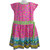 revin rose with yellow colour heart design cotton 14-15 years frock dress