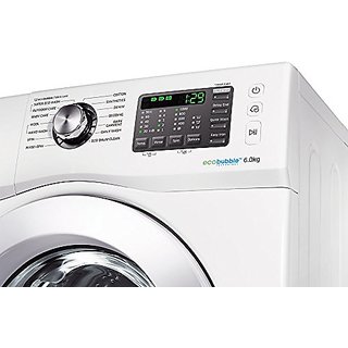 samsung wf600u0bhwq tl 6 kg fully automatic front load washing machine