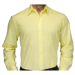 yellow formal shirt mens