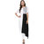 Janasya Women's White Printed Crepe Asymmetric Kurti