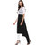 Janasya Women's White Printed Crepe Asymmetric Kurti