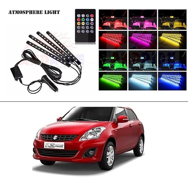 Buy Autostark 4 In1 Atmosphere Music Control 12 Led Foot
