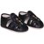 Wonderkids Casual Sandals With Velcro Strap - Black (3-6 Months)
