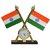 Indian flag with clock for Universal Car Dashboard