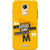 Coolpad Note 3 Lite Case, Name Starts With M Yellow Orange Slim Fit Hard Case Cover/Back Cover for Coolpad Note 3 Lite